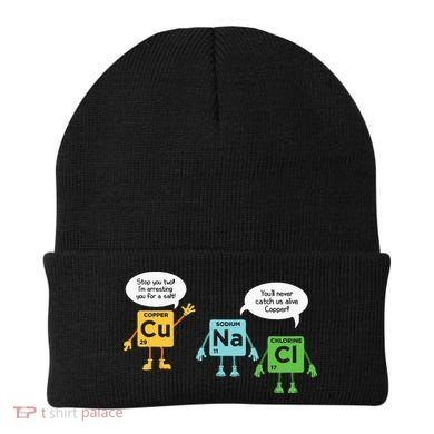 Science Chemistry Periodic Table Funny Scientist Nerd Geeks Beanie