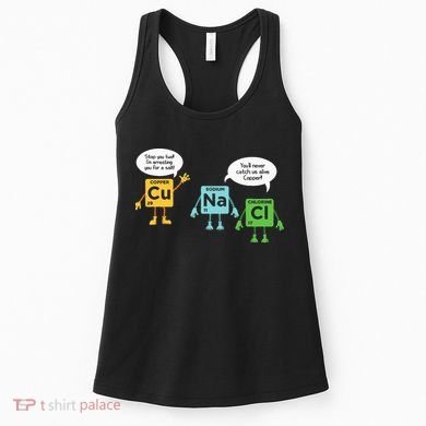Science Chemistry Periodic Table Funny Scientist Nerd Geeks Women's Tank Top