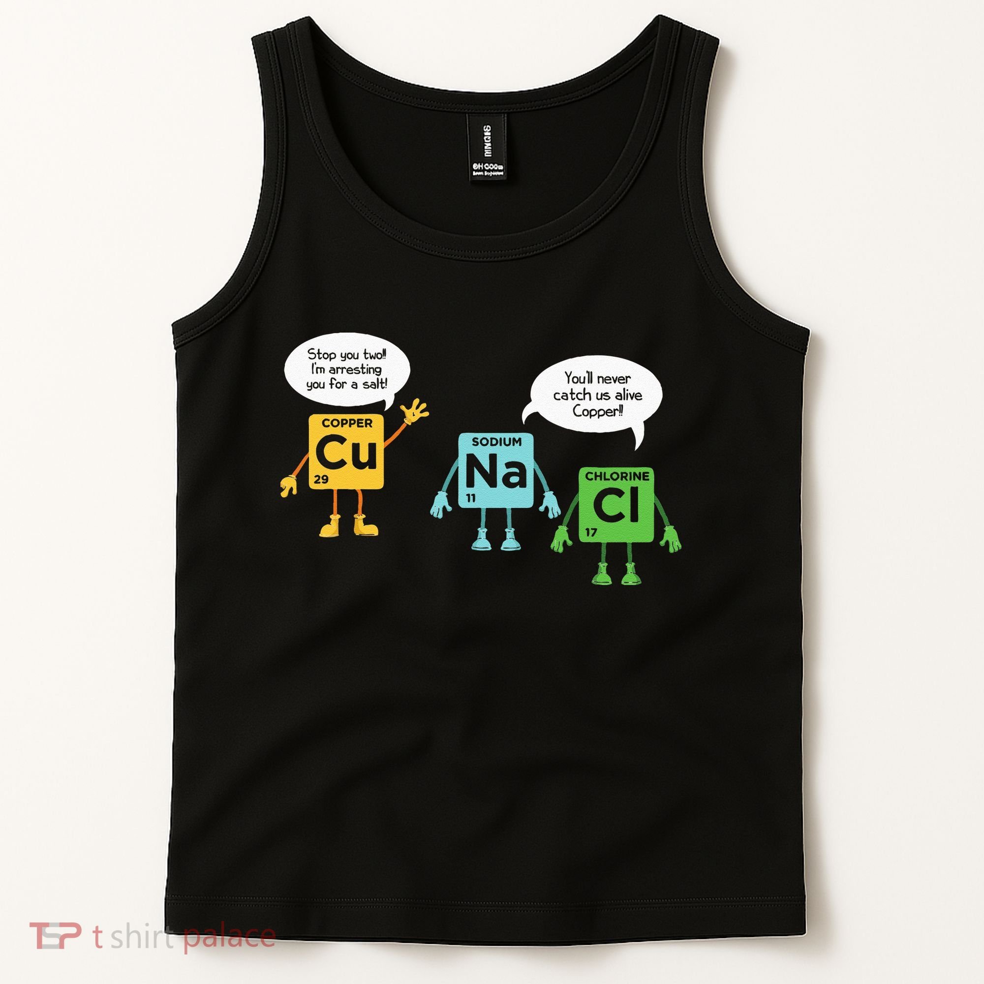 Science Chemistry Periodic Table Funny Scientist Nerd Geeks Tank Top