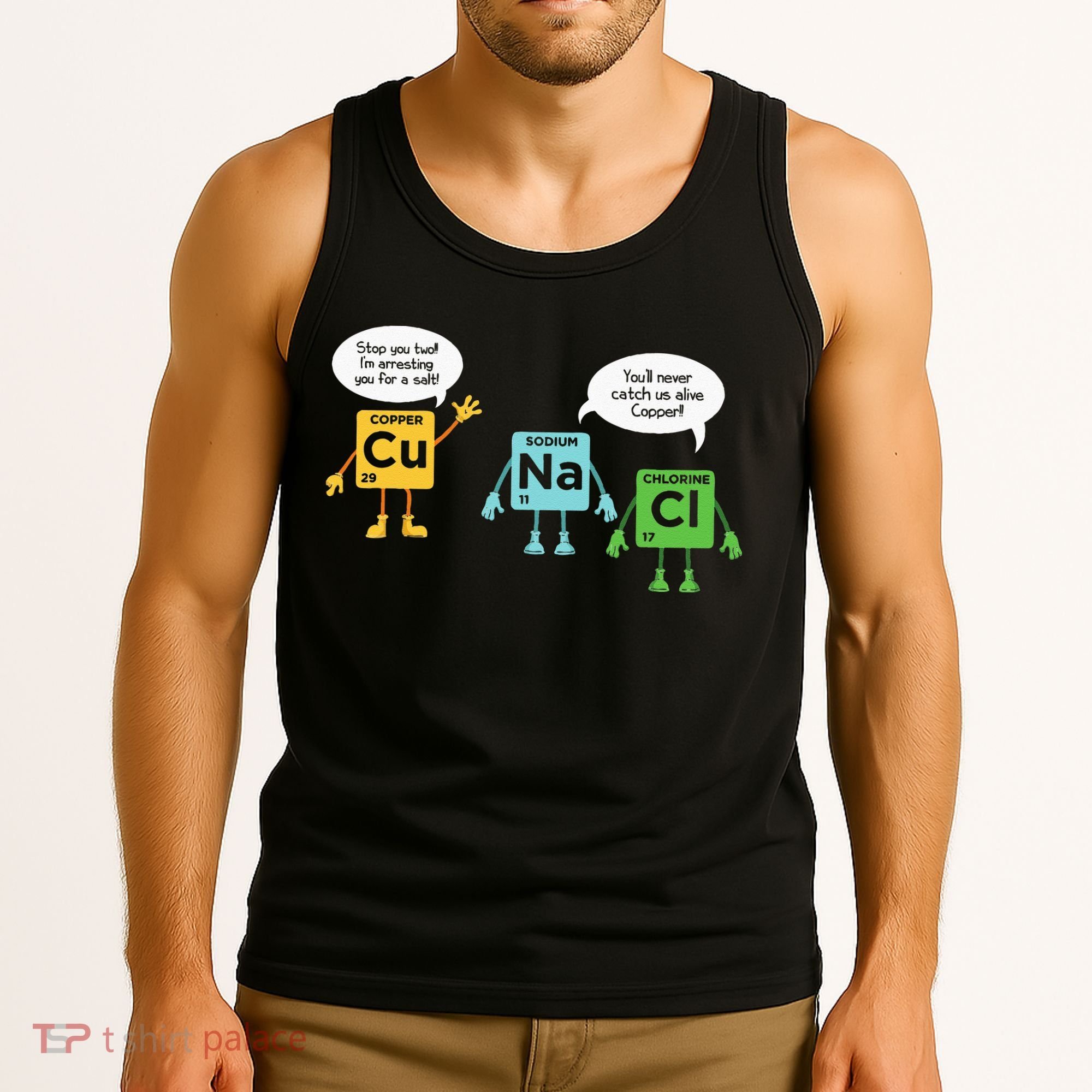 Science Chemistry Periodic Table Funny Scientist Nerd Geeks Tank Top