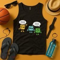 Science Chemistry Periodic Table Funny Scientist Nerd Geeks Tank Top thumb 4