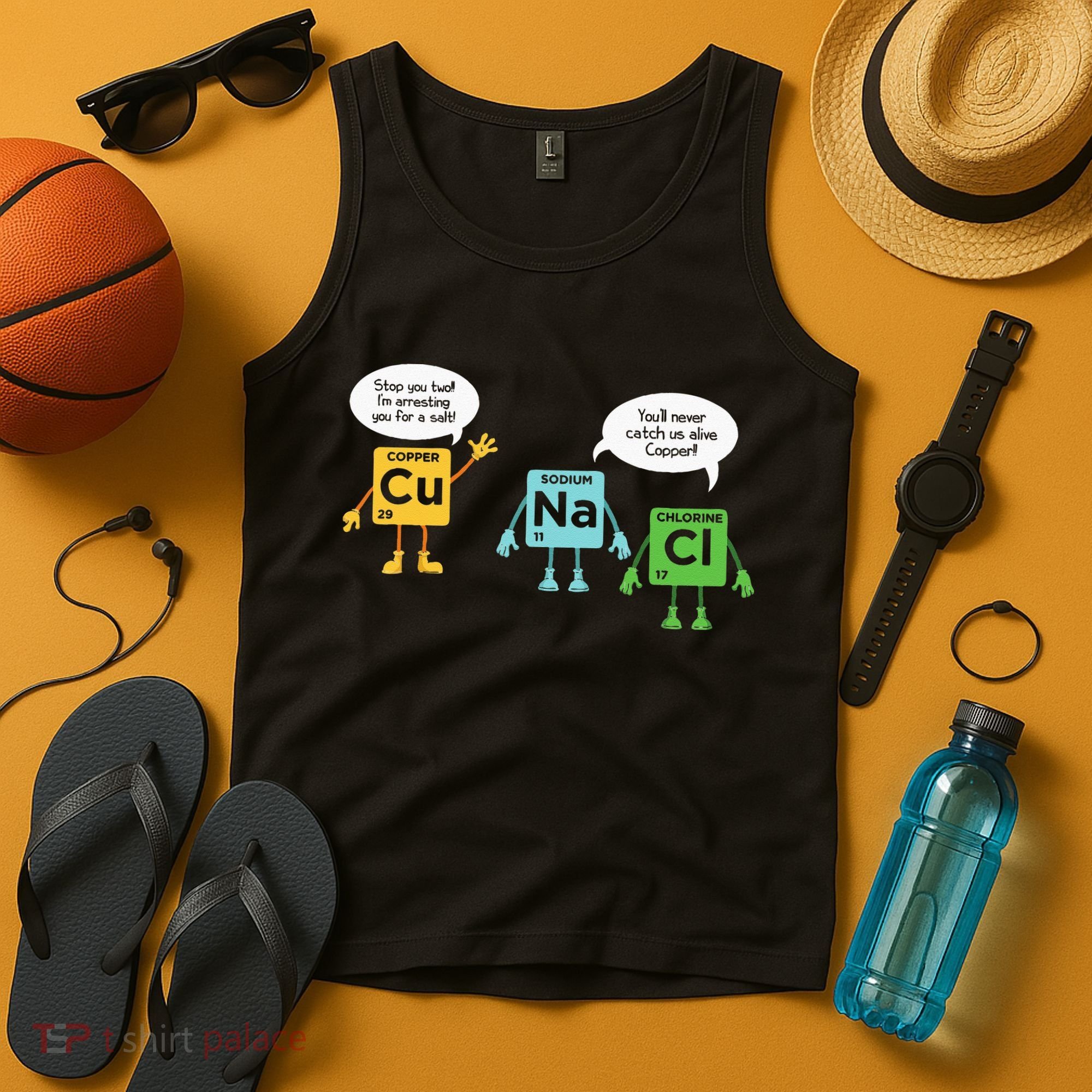 Science Chemistry Periodic Table Funny Scientist Nerd Geeks Tank Top