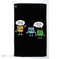 Science Chemistry Periodic Table Funny Scientist Nerd Geeks Golf Towel thumb 0