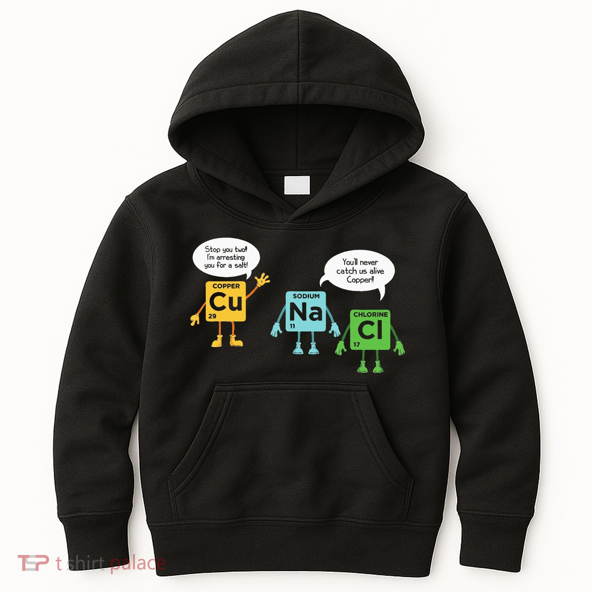 Science Chemistry Periodic Table Funny Scientist Nerd Geeks Kids Hoodie