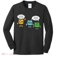 Science Chemistry Periodic Table Funny Scientist Nerd Geeks Kids Long Sleeve Shirt thumb 0