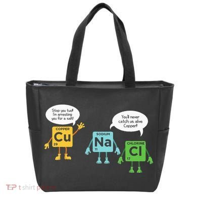 Science Chemistry Periodic Table Funny Scientist Nerd Geeks Tote Bag