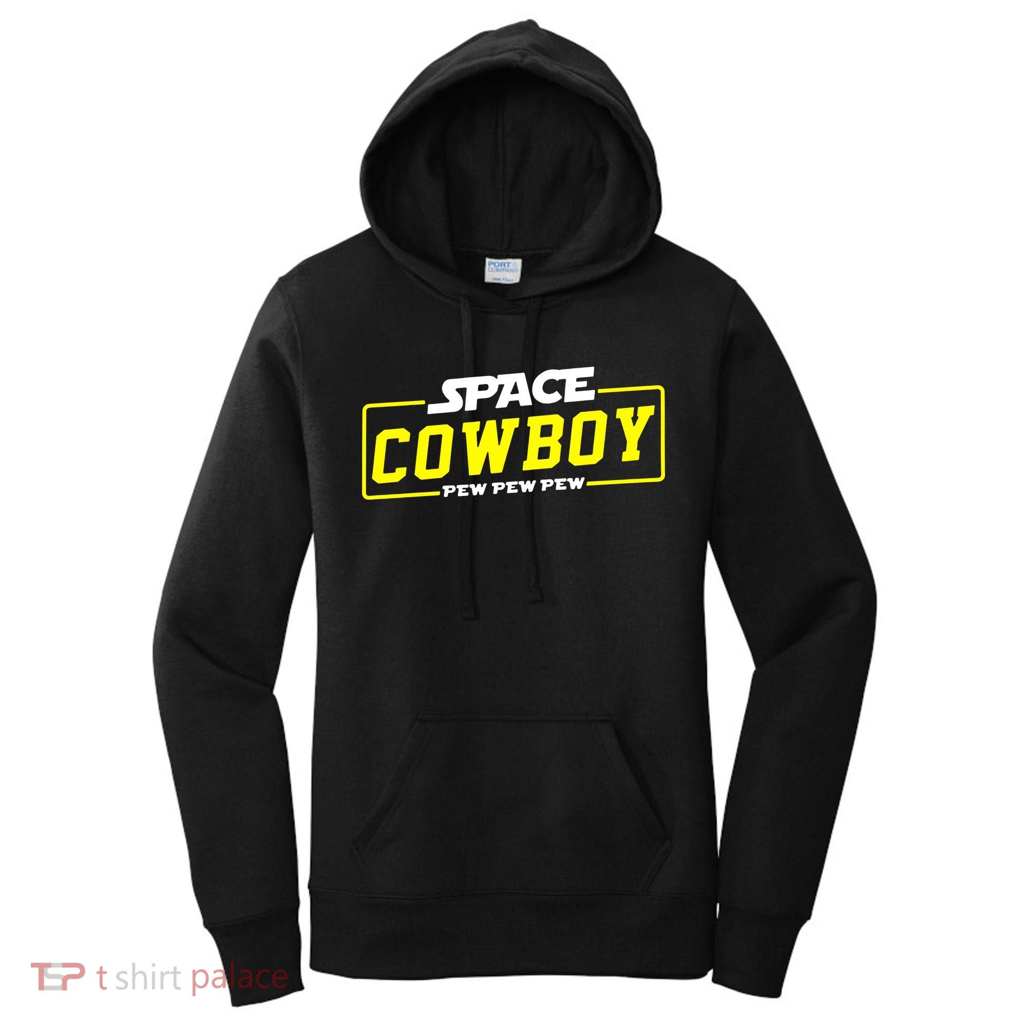 Space Cowboy Pew Pew Pew Women's Hoodie