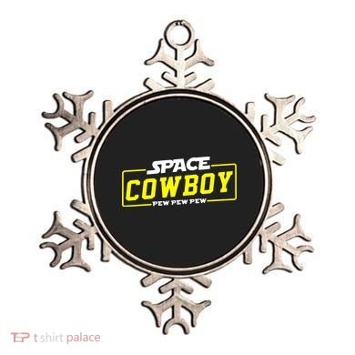 Space Cowboy Pew Pew Pew Ornament