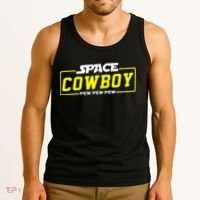 Space Cowboy Pew Pew Pew Tank Top thumb 3