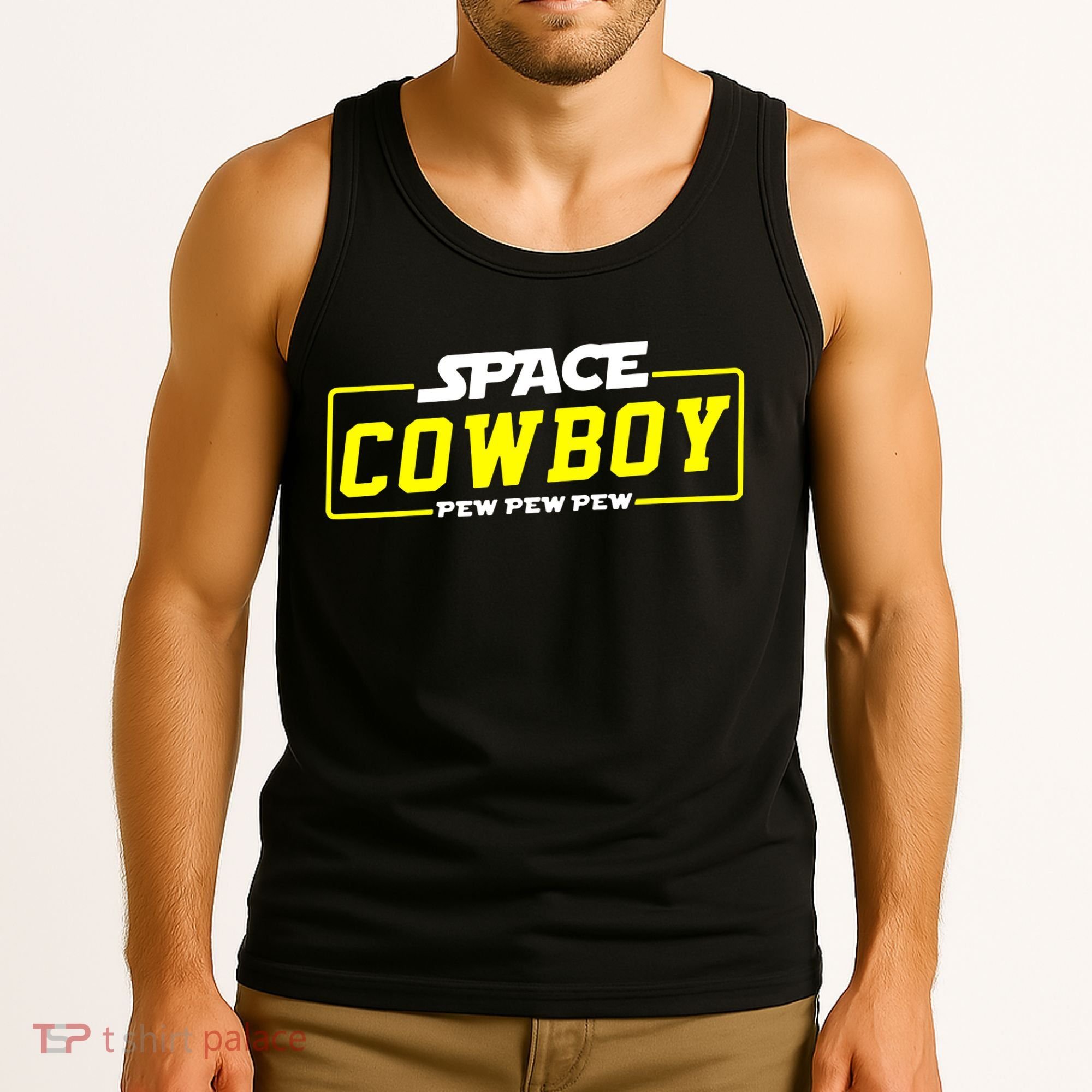 Space Cowboy Pew Pew Pew Tank Top