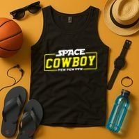 Space Cowboy Pew Pew Pew Tank Top thumb 4