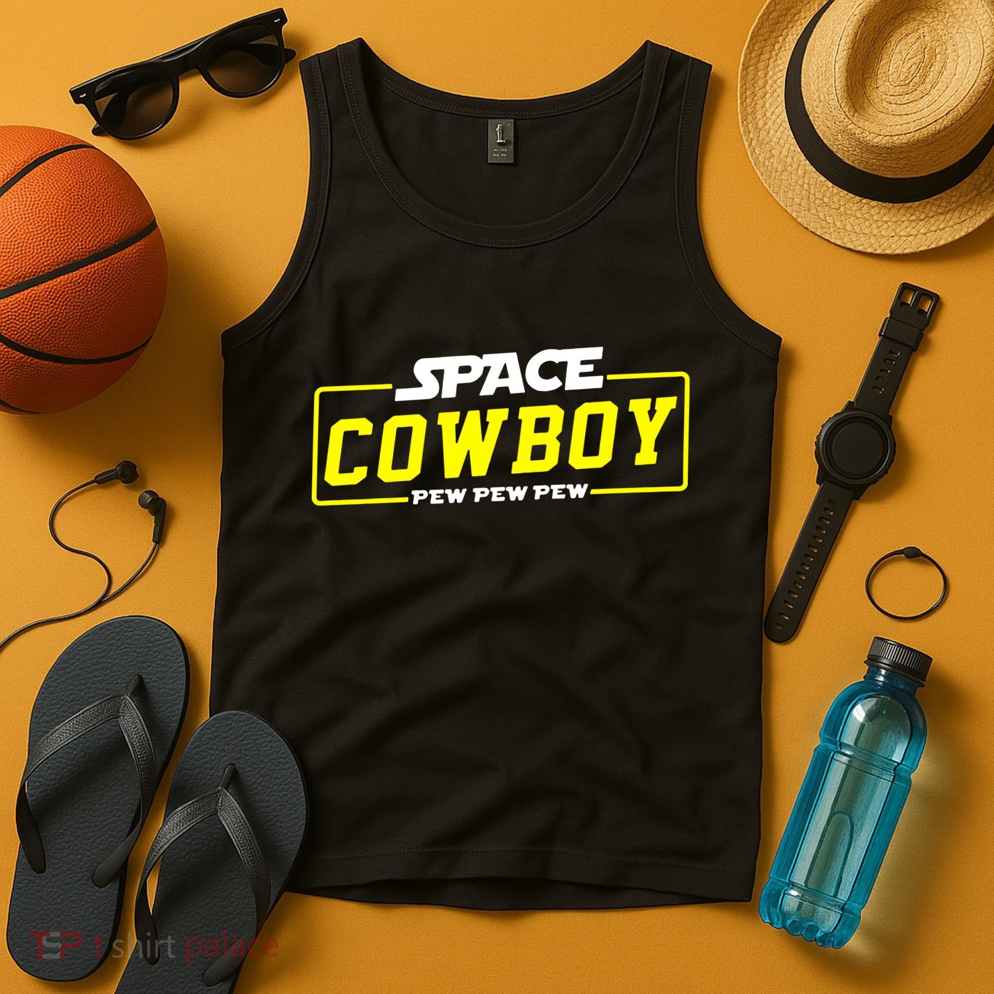 Space Cowboy Pew Pew Pew Tank Top