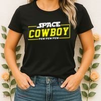 Space Cowboy Pew Pew Pew Women's T-Shirt thumb 2