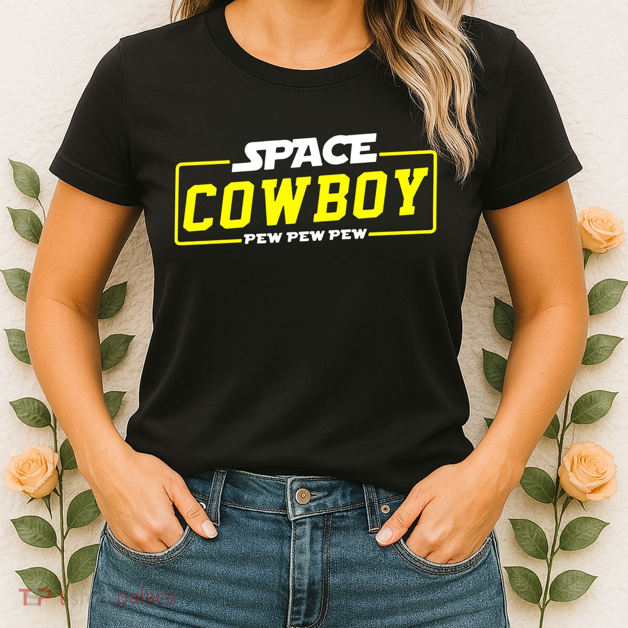 Space Cowboy Pew Pew Pew Women's T-Shirt