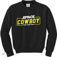 Space Cowboy Pew Pew Pew Kids Sweatshirt thumb 0