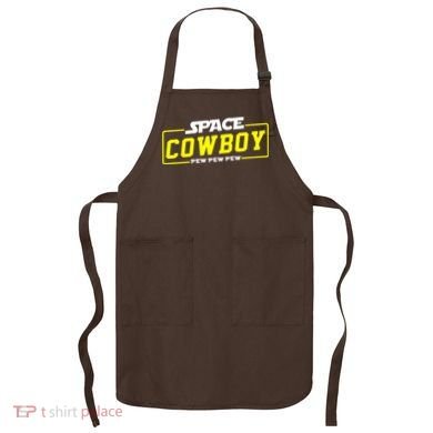 Space Cowboy Pew Pew Pew Apron