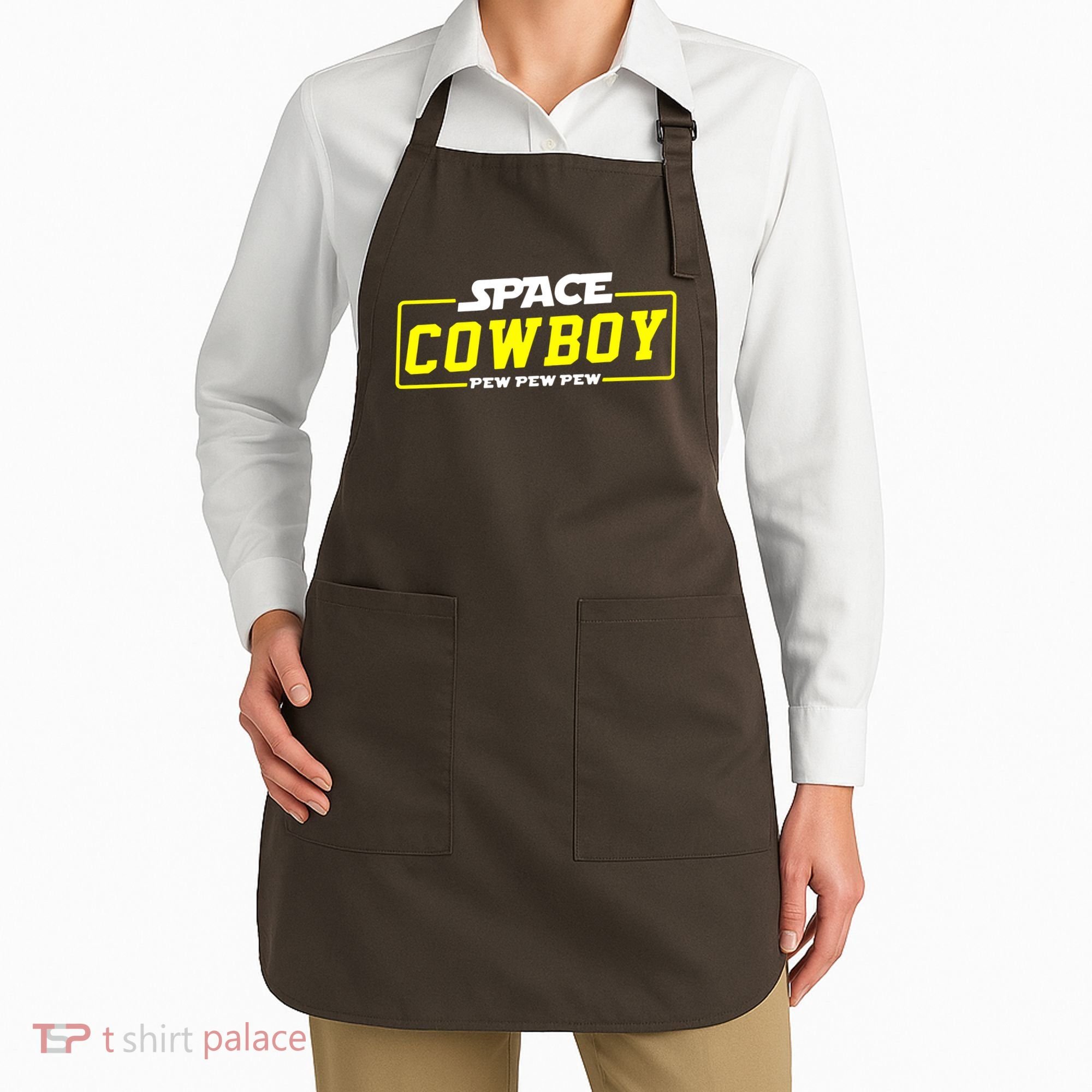 Space Cowboy Pew Pew Pew Apron