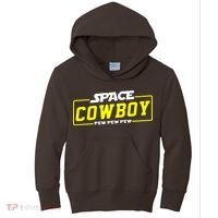 Space Cowboy Pew Pew Pew Kids Hoodie thumb 0