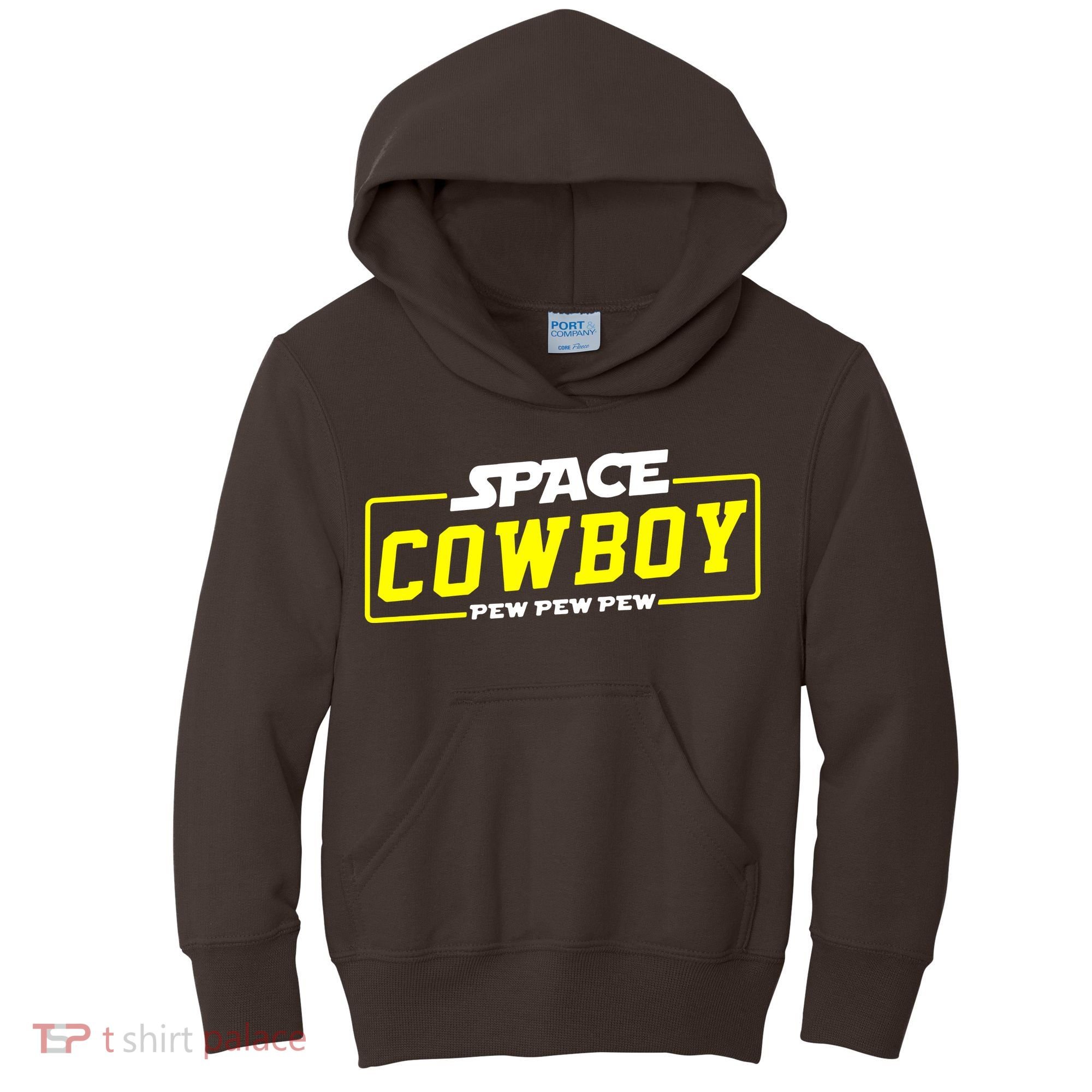 Space Cowboy Pew Pew Pew Kids Hoodie