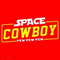 Space Cowboy Pew Pew Pew Santa Hat thumb 1