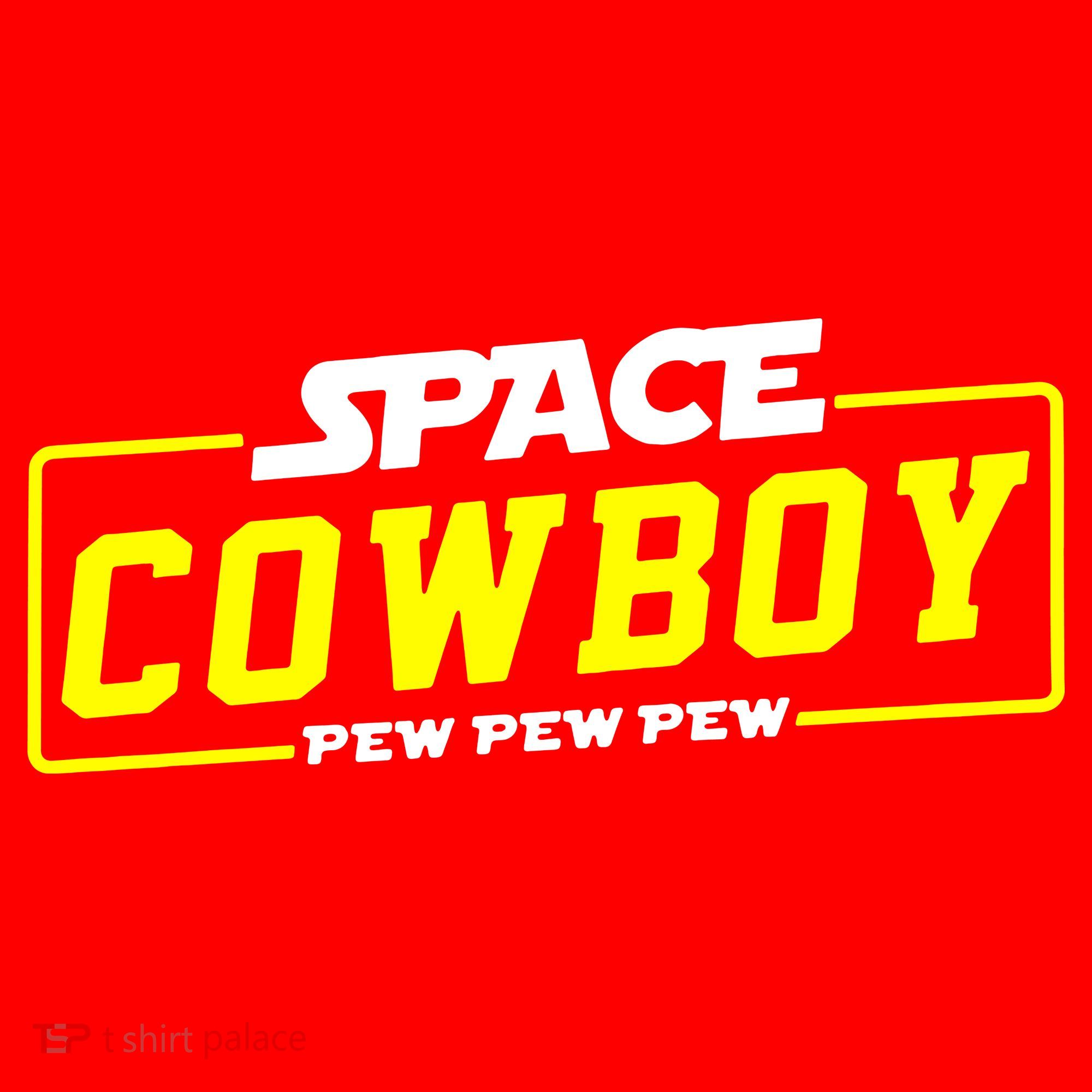 Space Cowboy Pew Pew Pew Santa Hat