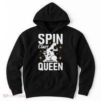 Spin Class Queen Cyclist Lover Indoor Spinning Gym Fitness Hoodie thumb 0
