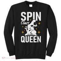 Spin Class Queen Cyclist Lover Indoor Spinning Gym Fitness Sweatshirt thumb 0