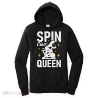 Spin Class Queen Cyclist Lover Indoor Spinning Gym Fitness Women's Hoodie thumb 0