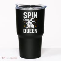 Spin Class Queen Cyclist Lover Indoor Spinning Gym Fitness Tumbler thumb 0