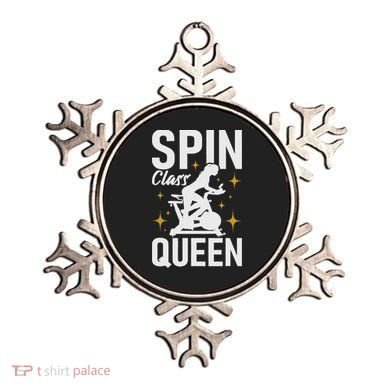Spin Class Queen Cyclist Lover Indoor Spinning Gym Fitness Ornament