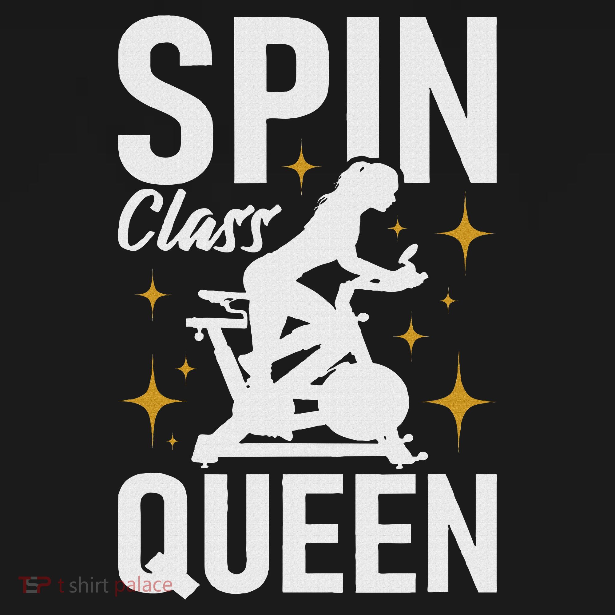 Spin Class Queen Cyclist Lover Indoor Spinning Gym Fitness Ornament