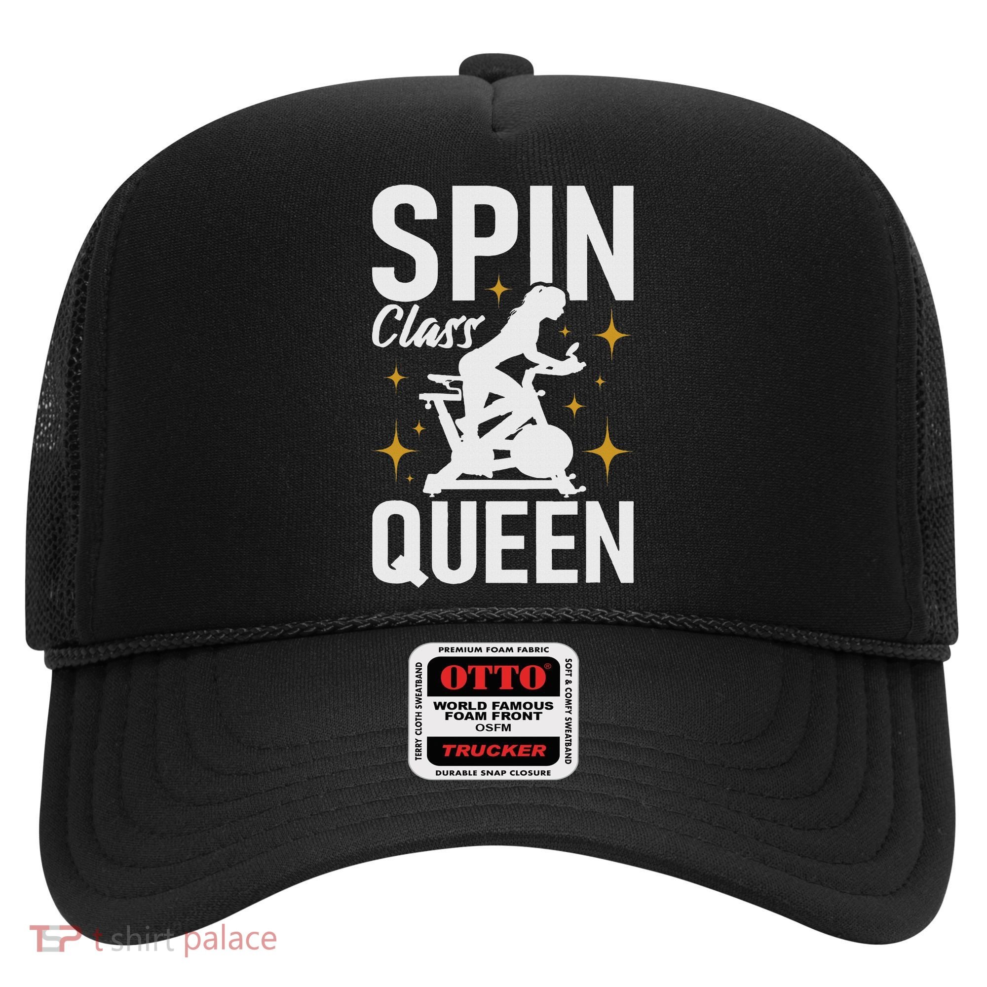 Spin Class Queen Cyclist Lover Indoor Spinning Gym Fitness Hat