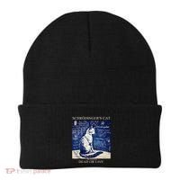 SchröDingerS Cat Quantum Physics Humor Beanie thumb 0
