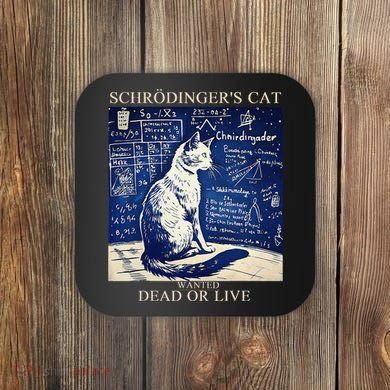 SchröDingerS Cat Quantum Physics Humor Coaster