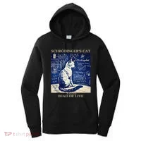 SchröDingerS Cat Quantum Physics Humor Women's Hoodie thumb 0