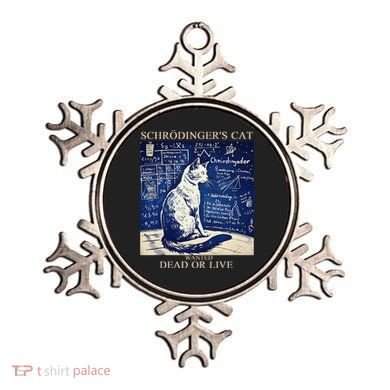 SchröDingerS Cat Quantum Physics Humor Ornament
