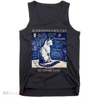 SchröDingerS Cat Quantum Physics Humor Tank Top thumb 0
