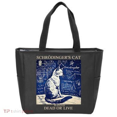 SchröDingerS Cat Quantum Physics Humor Tote Bag