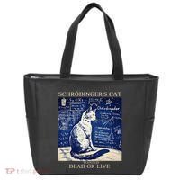 SchröDingerS Cat Quantum Physics Humor Tote Bag thumb 0