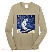 SchröDingerS Cat Quantum Physics Humor Long Sleeve Shirt thumb 0