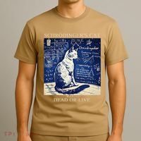 SchröDingerS Cat Quantum Physics Humor T-Shirt thumb 3