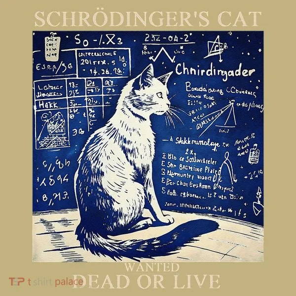 SchröDingerS Cat Quantum Physics Humor T-Shirt