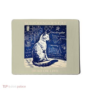 SchröDingerS Cat Quantum Physics Humor Mousepad