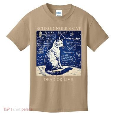SchröDingerS Cat Quantum Physics Humor Kids T-Shirt