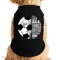 Soccer Christ Quote Doggie Tank thumb 0