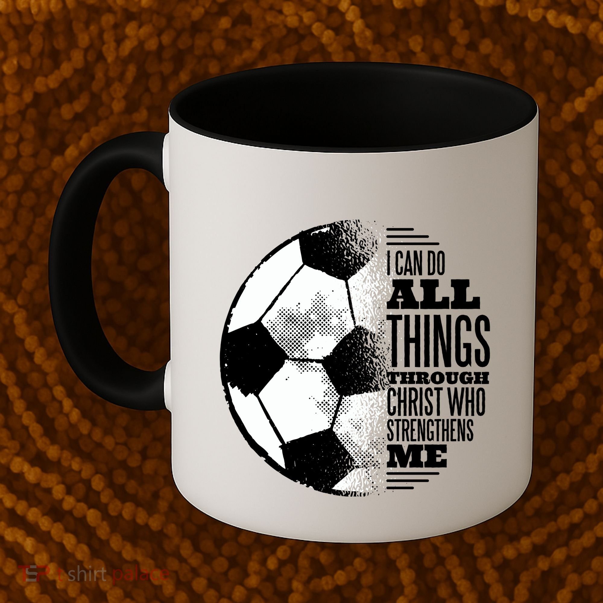 Soccer Christ Quote Coffee Mug