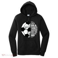 Soccer Christ Quote Women's Hoodie thumb 0