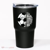 Soccer Christ Quote Tumbler thumb 0