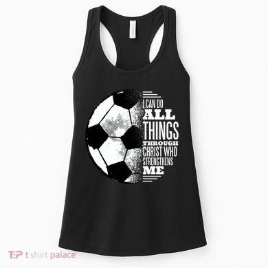 Soccer Christ Quote Women's Tank Top