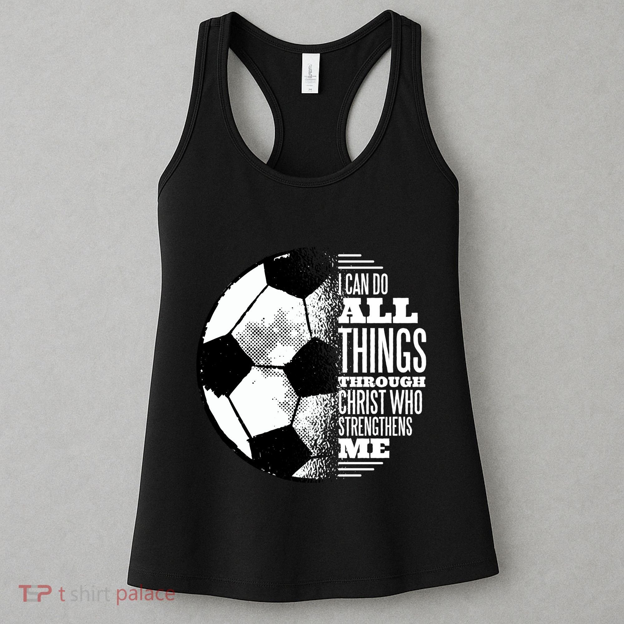 Soccer Christ Quote Women's Tank Top